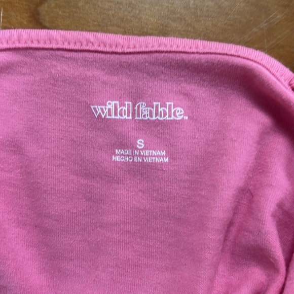 Wild Fable pink S tank top from Target. Stretchy, soft and comfortable material. - Picture 4 of 6